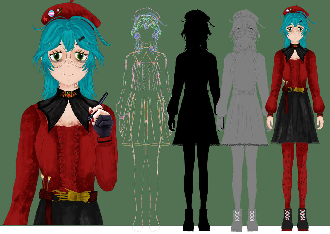 Design de personagem, Lilly, Trabalho pessoal
